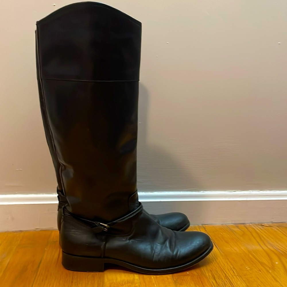 🚨FRYE Black Leather Tall Boots